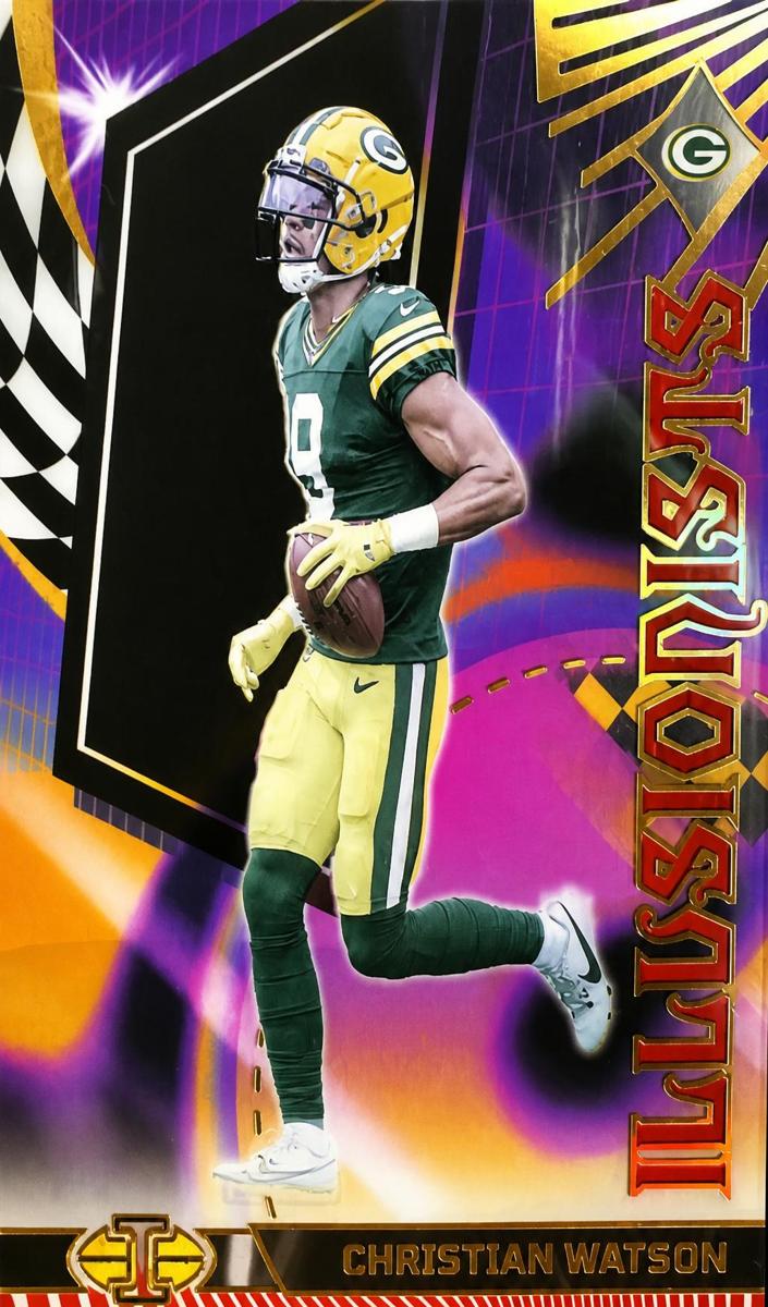 2023 Panini Illusions Football Red Christian Watson #2