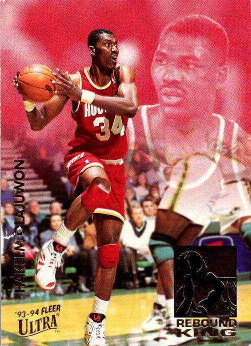 1993 Fleer Ultra Basketball Hakeem Olajuwon #8 PSA 9