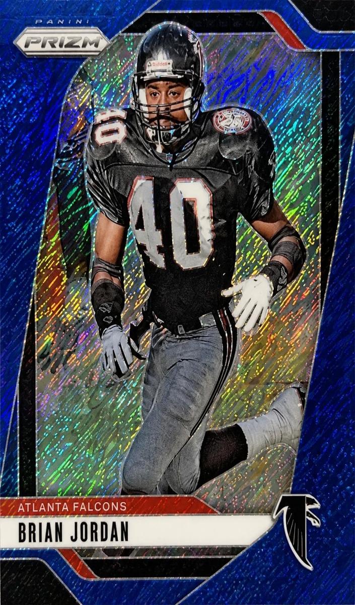 2024 Panini Prizm Football Blue Shimmer Brian Jordan #17