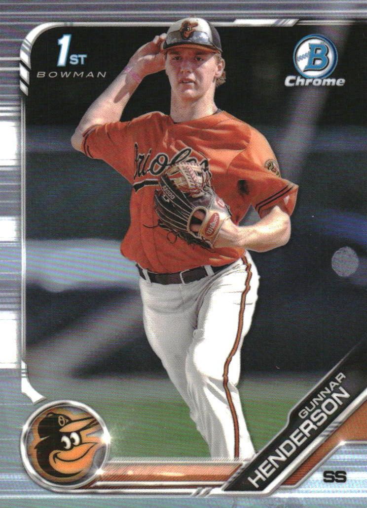 2019 Bowman Draft Baseball Refractor Gunnar Henderson #BDC-22 PSA 10