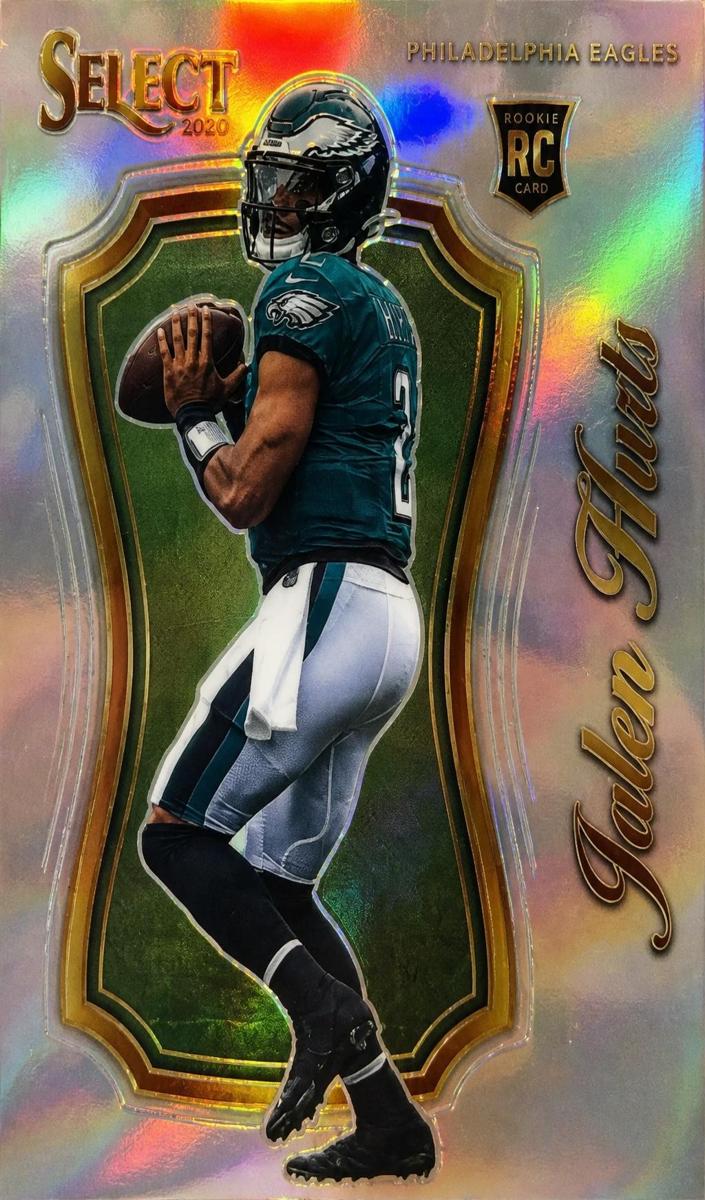 2020 Panini Select Football Silver Jalen Hurts #SCR-22 PSA 9