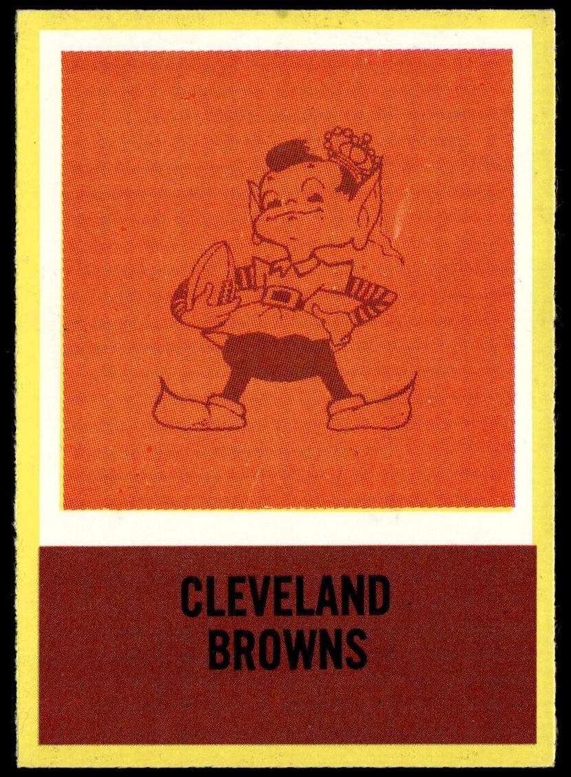 1967 Philadelphia Football Cleveland Brown #48 PSA 8