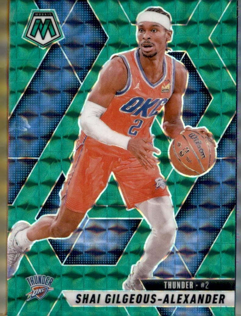 2024 Panini Mosaic Basketball Green Shai Gilgeous-Alexander #38