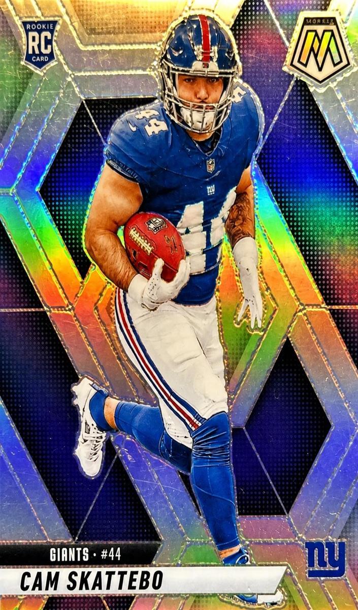 2025 Panini Mosaic Football Silver Cam Skattebo #305