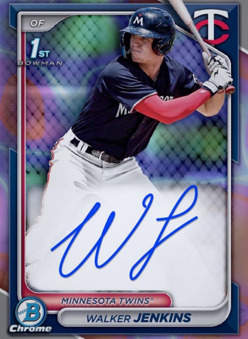2024 Bowman Chrome Prospects Baseball Refractor Walker Jenkins #CPA-WJ