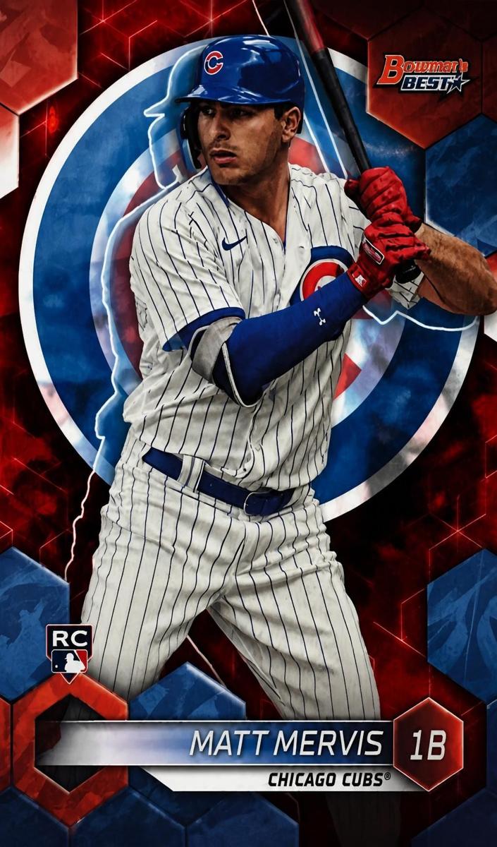 2023 Bowman's Best Baseball Red Matt Mervis #58