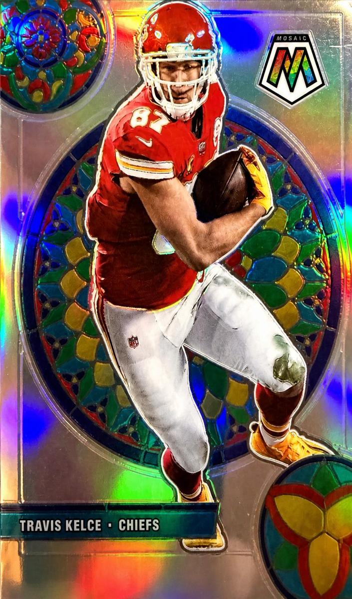 2021 Panini Mosaic Football Travis Kelce #GM-15