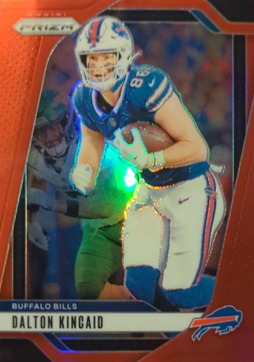 2024 Panini Prizm Football Red Dalton Kincaid #30