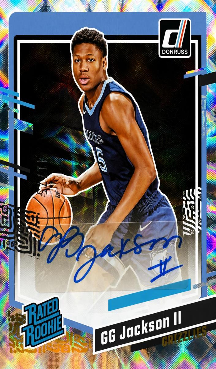 2023 Panini Donruss Basketball Holo Frame GG Jackson II #258 PSA 9