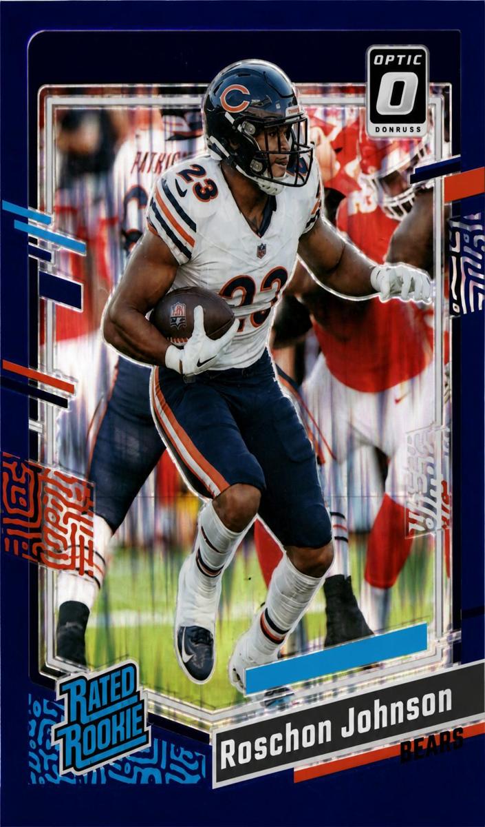2023 Donruss Optic Football Purple Shock Roschon Johnson #217