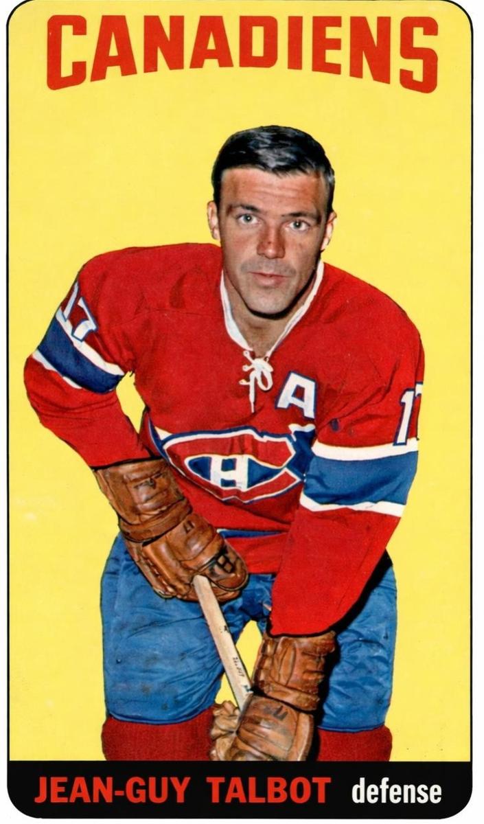 1964 Topps Hockey Jean-Guy Talbot #52 PSA 8