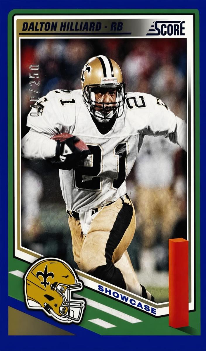 2025 Panini Score Football Showcase Dalton Hilliard #12