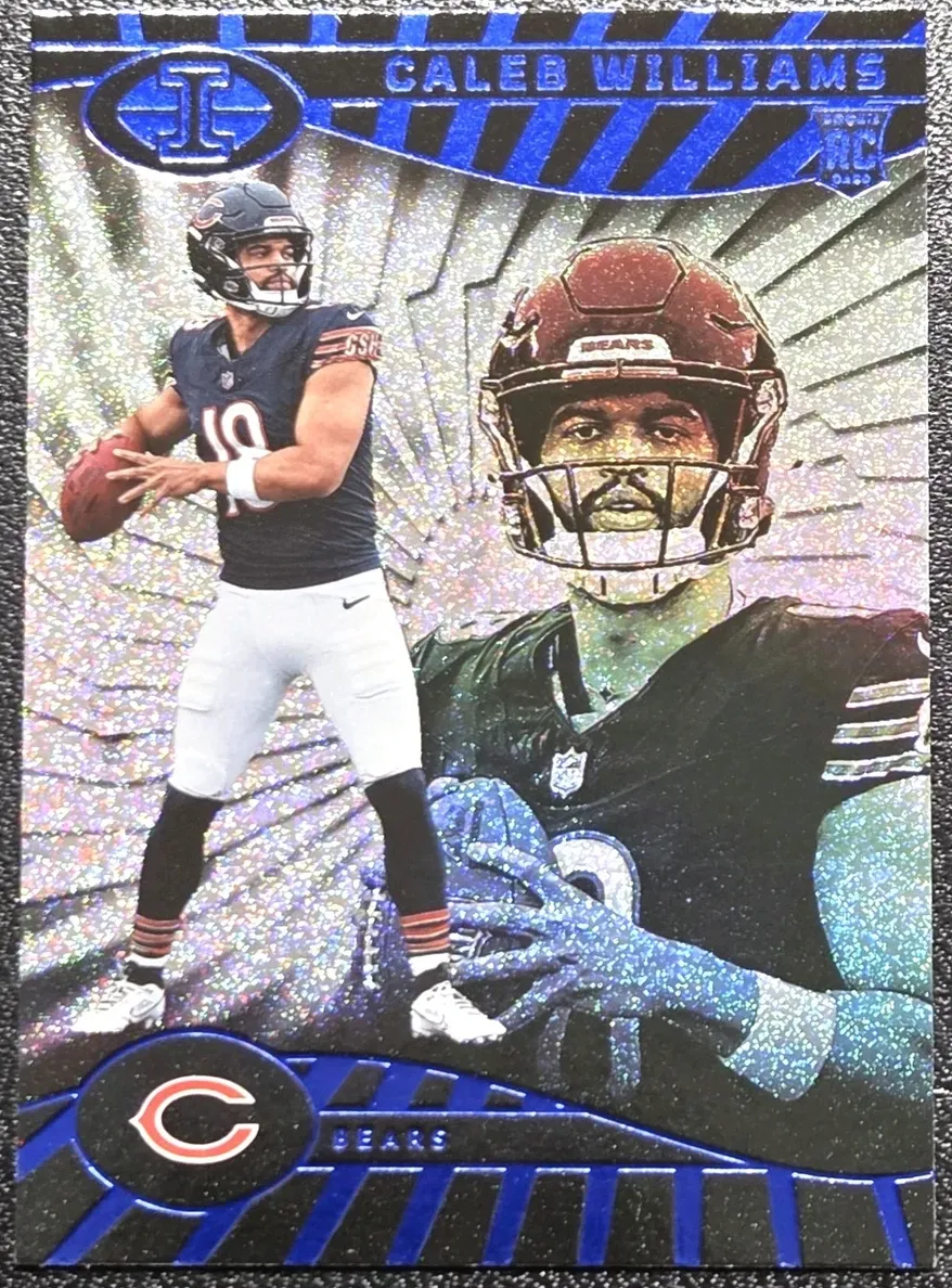 2024 Panini Illusions Football Dots Trophy Collection Caleb Williams #13 PSA 8