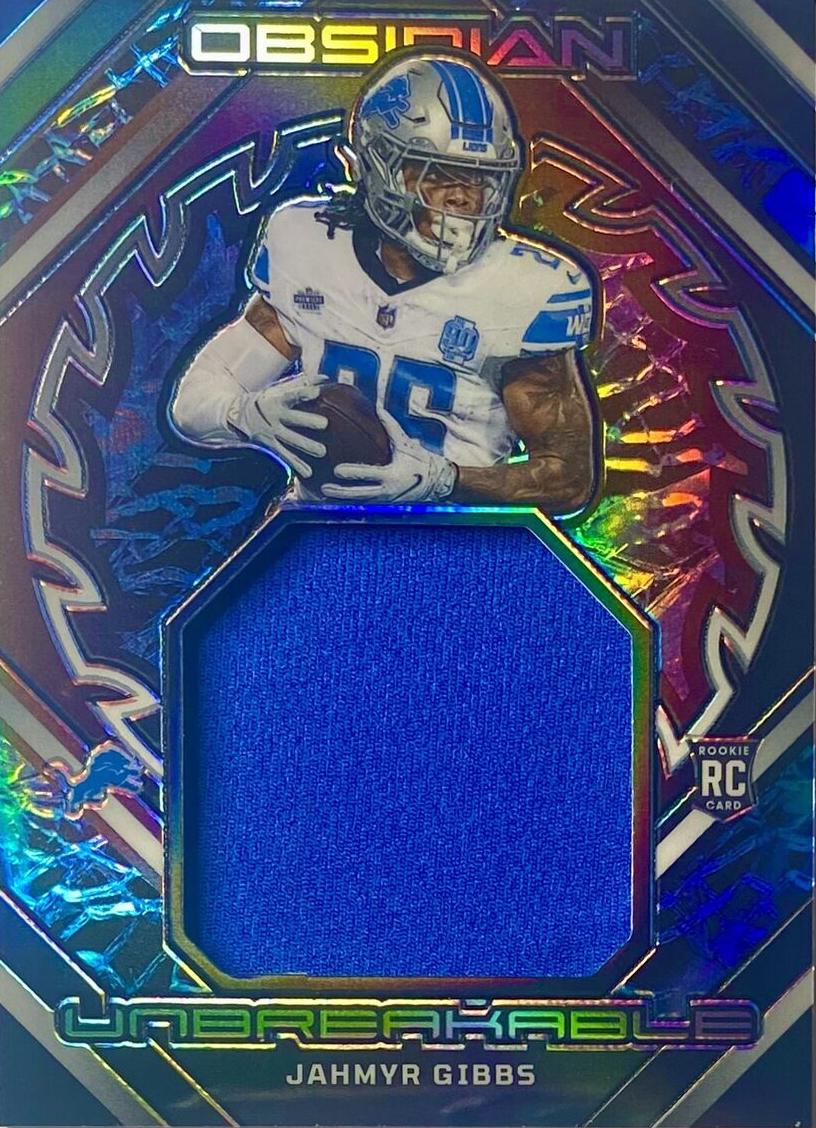 2023 Panini Obsidian Football Jahmyr Gibbs #UM-JGI