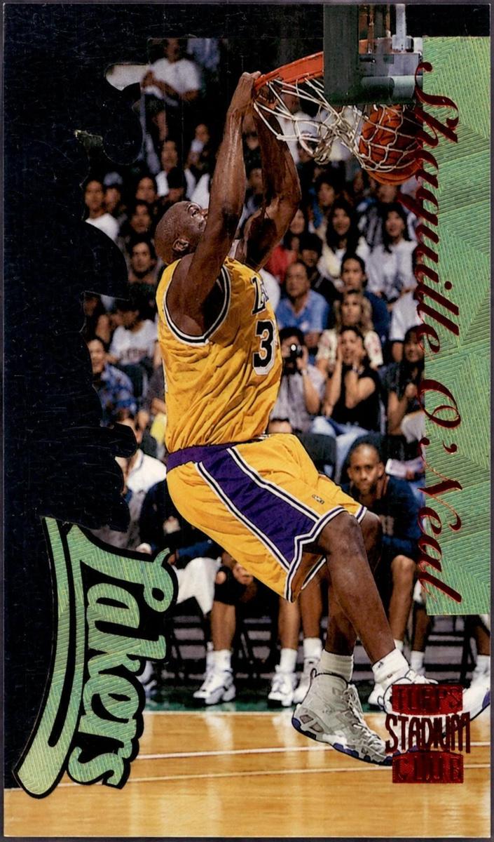 1996 Topps Stadium Club Basketball Members Only Shaquille O'Neal #F30 PSA 8