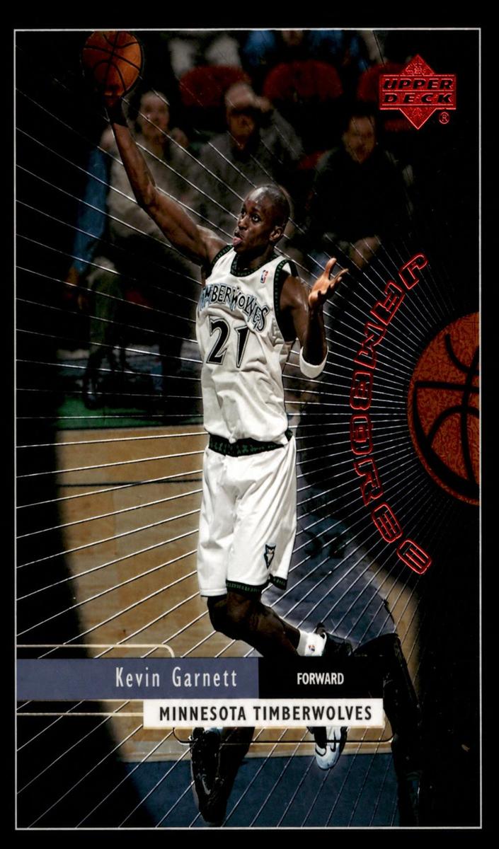 1999 Upper Deck Encore Basketball Kevin Garnett #J3