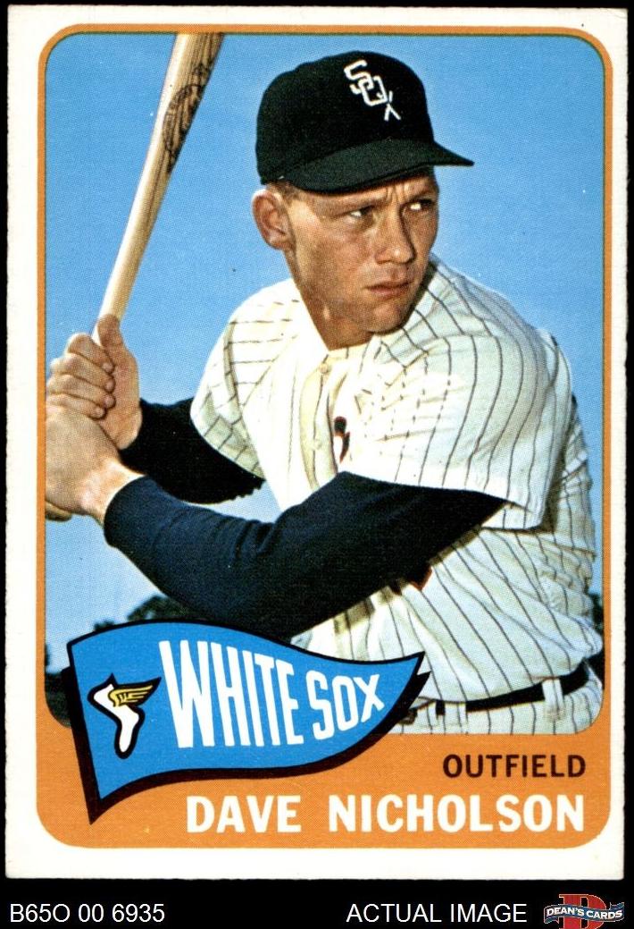 1965 O-Pee-Chee Baseball Dave Nicholson #183 PSA 7
