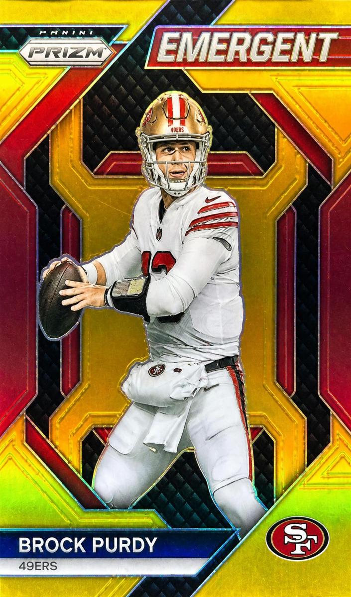 2023 Panini Prizm Football Gold Brock Purdy #H-2