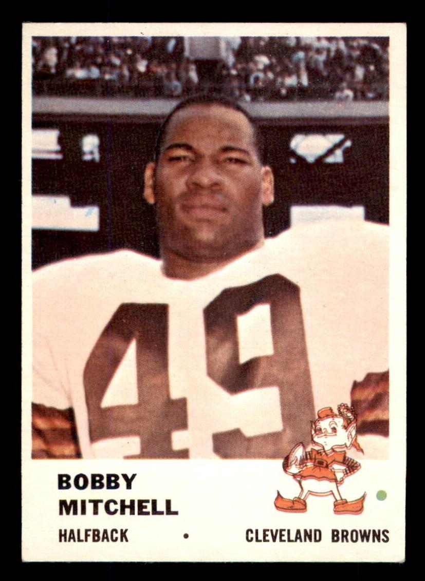 1961 Fleer Football Bobby Mitchell #12 PSA 6