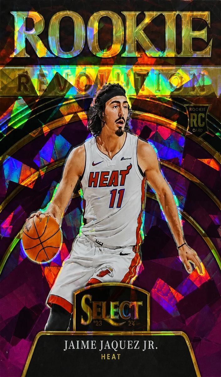 2023 Panini Select Basketball Purple Cracked Ice Jaime Jaquez Jr. #23