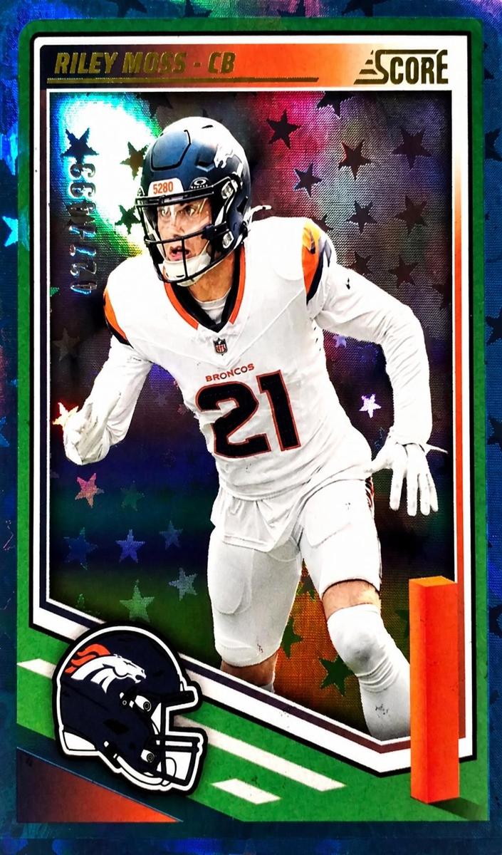 2025 Panini Score Football Stars Riley Moss #251