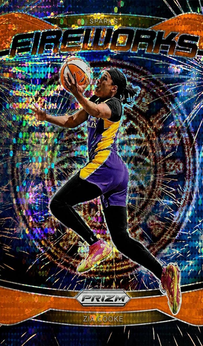 2024 Panini Prizm WNBA Basketball Orange Pulsar Zia Cooke #1