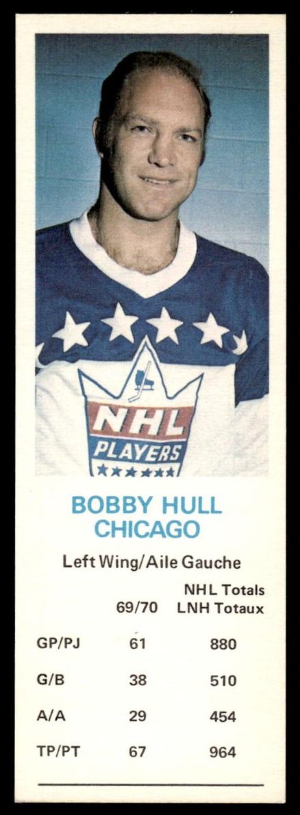 1970 Dad's Cookies Hockey Bobby Hull #NNO PSA 10