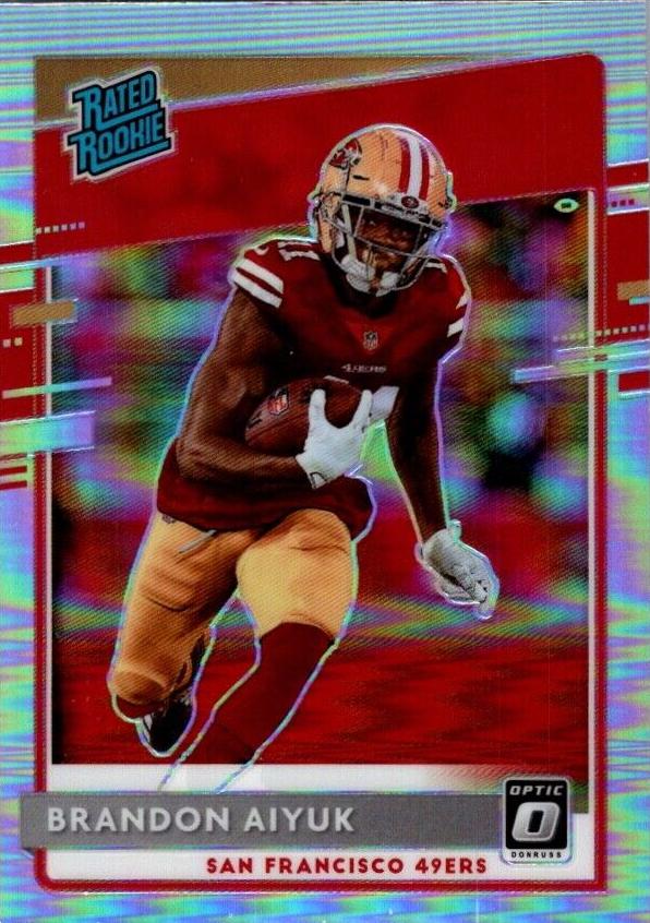 2020 Donruss Optic Football Holo Brandon Aiyuk #169 PSA 9