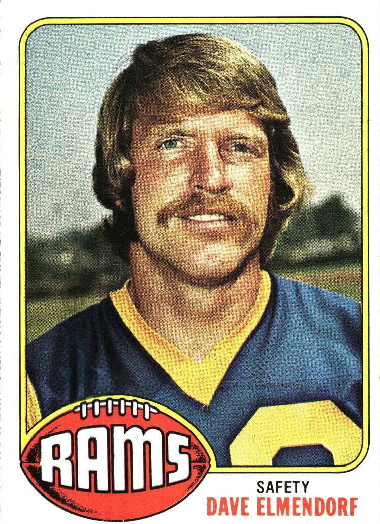 1976 Topps Football Dave Elmendorf #196