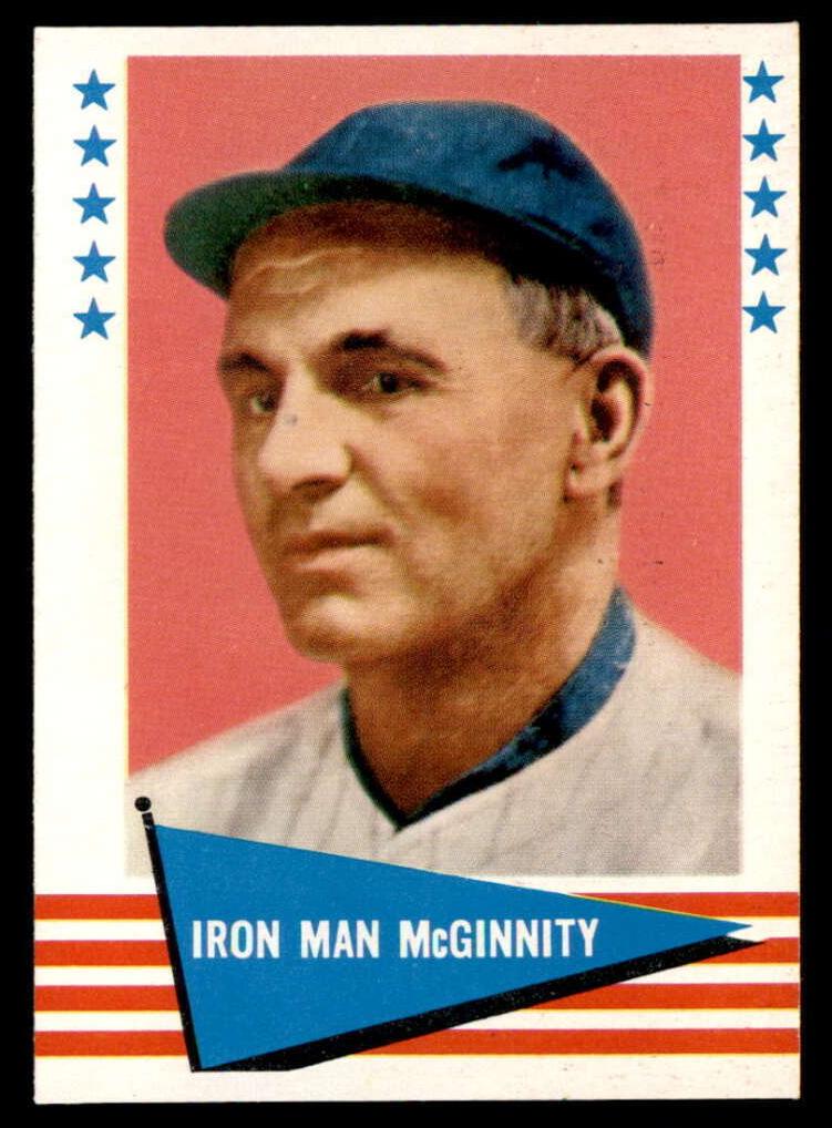 1961 Fleer Baseball Iron Man Mcginnity #126