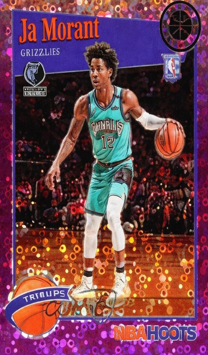 2019 Panini Hoops Premium Stock Basketball Purple Disco Ja Morant #297
