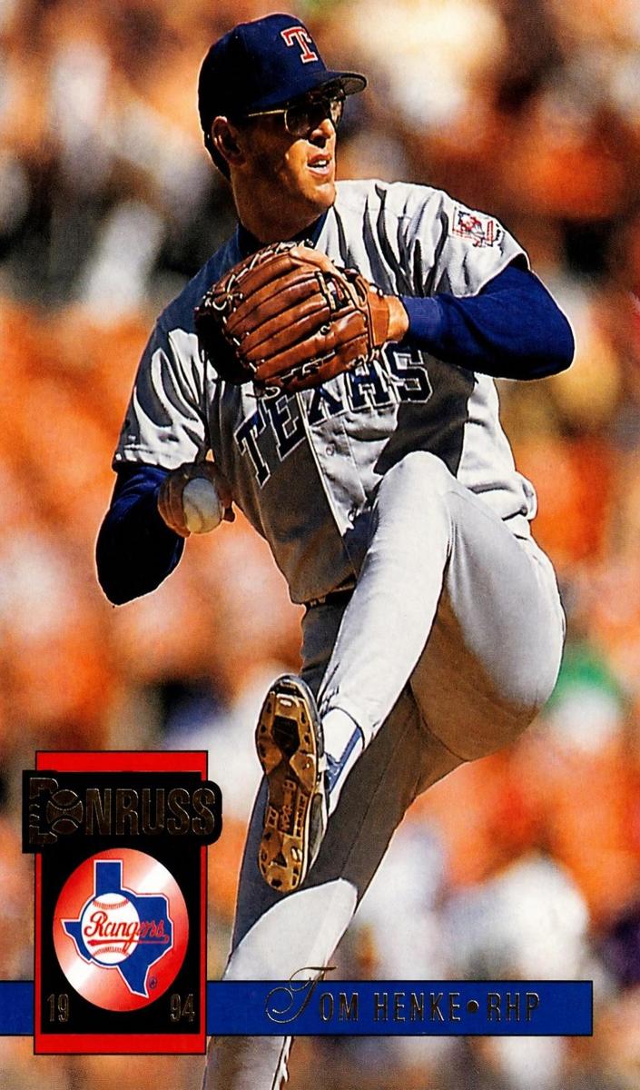 1994 Donruss Baseball Tom Henke #162