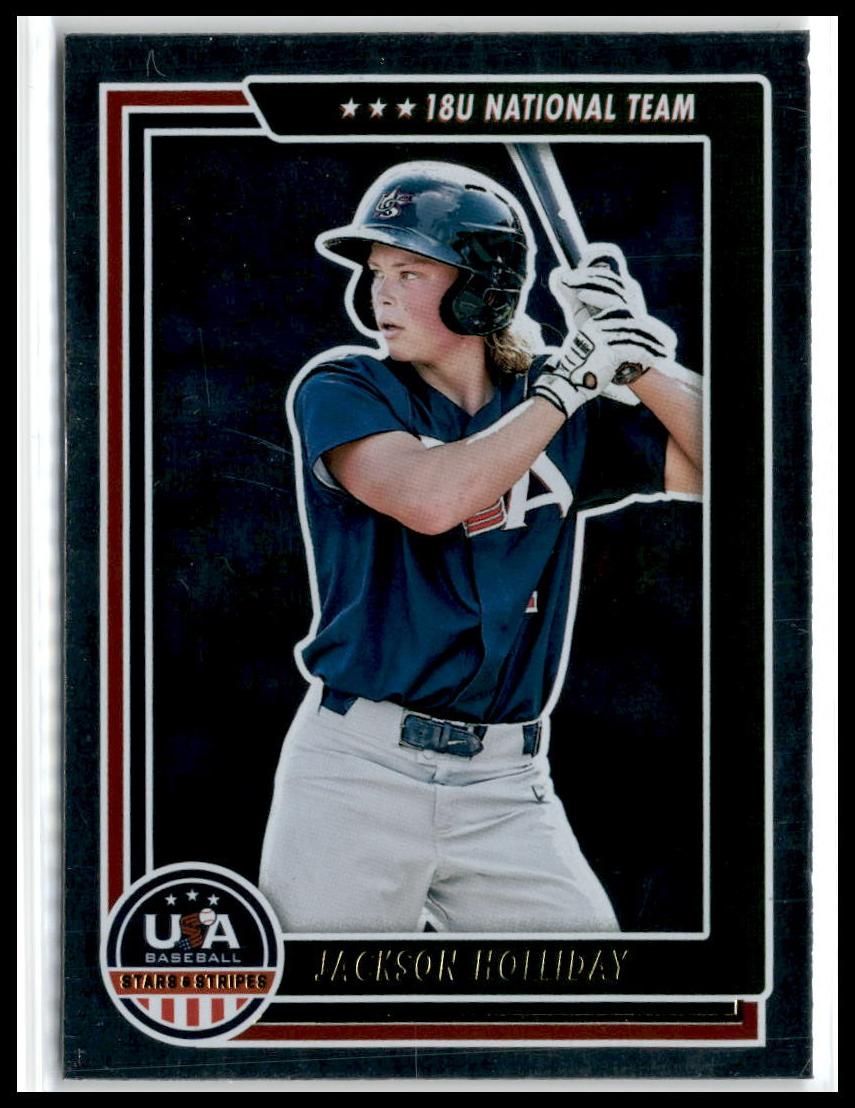 2022 Panini USA Baseball Stars & Stripes Longevity Jackson Holliday #69