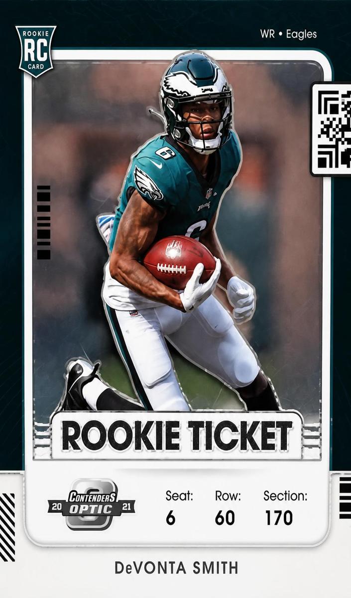 2021 Panini Contenders Optic Football DeVonta Smith #63