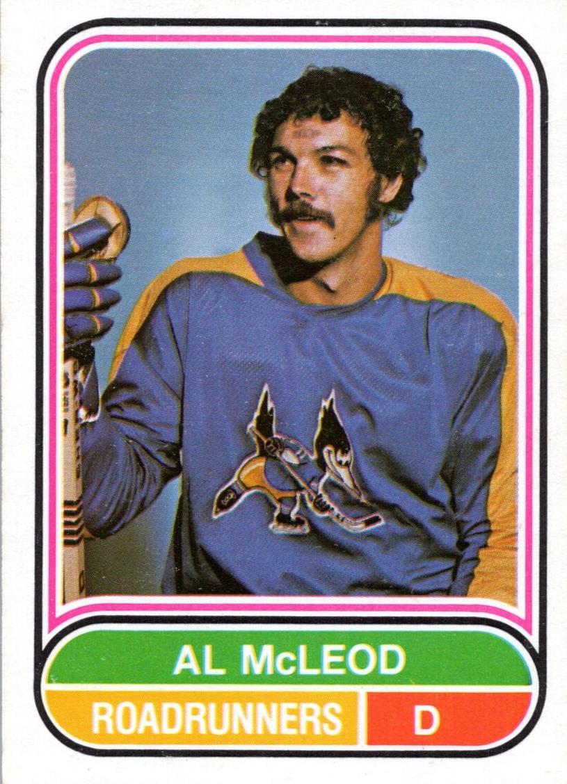 1975 O-Pee-Chee WHA Hockey Al McLeod #88 PSA 9
