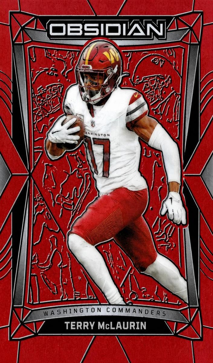 2024 Panini Obsidian Football Red Terry McLaurin #196