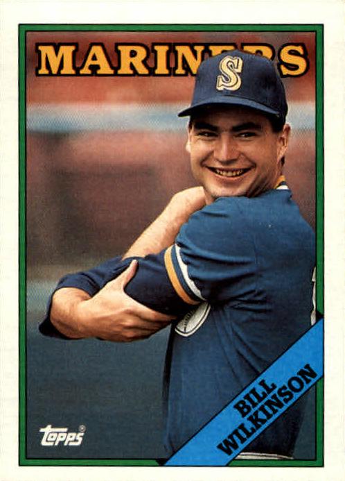 1988 Topps Baseball Bill Wilkinson #376 PSA 9