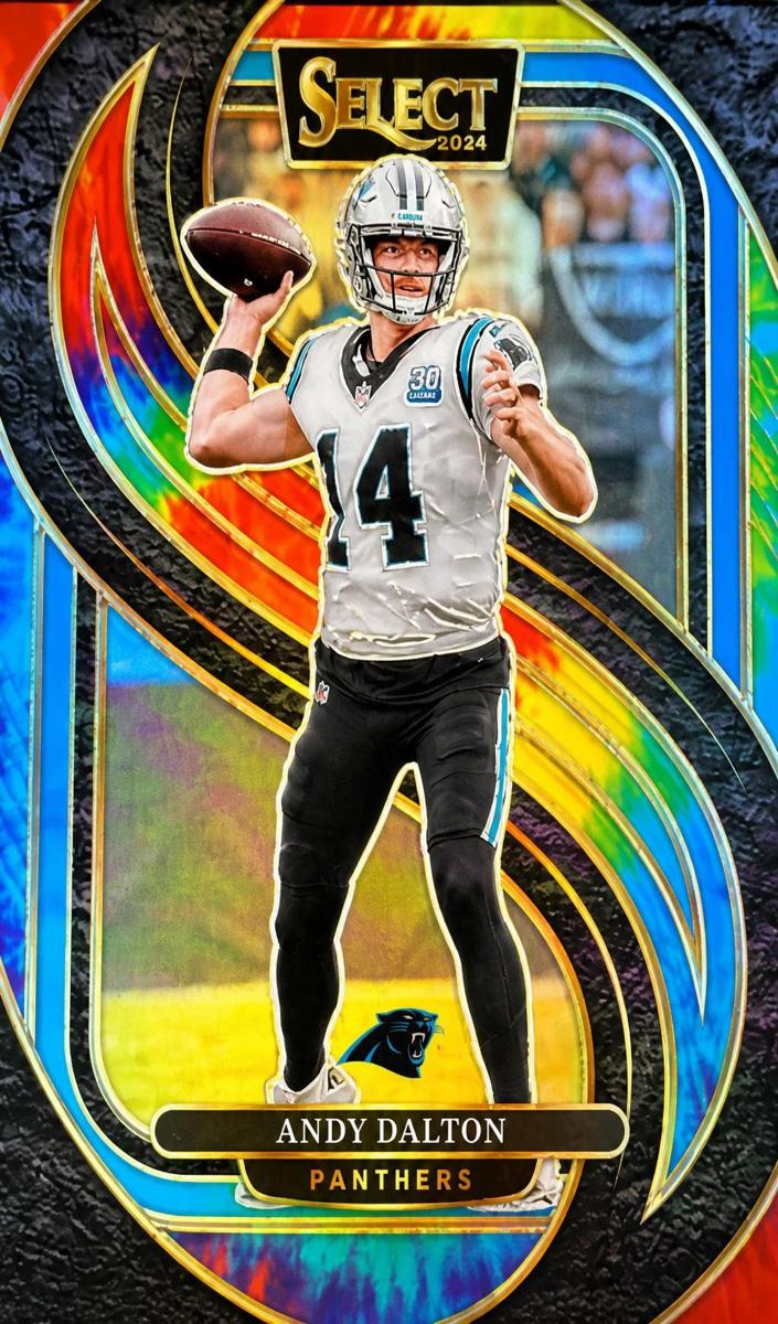 2024 Panini Select Football Tie-Dye Andy Dalton #106