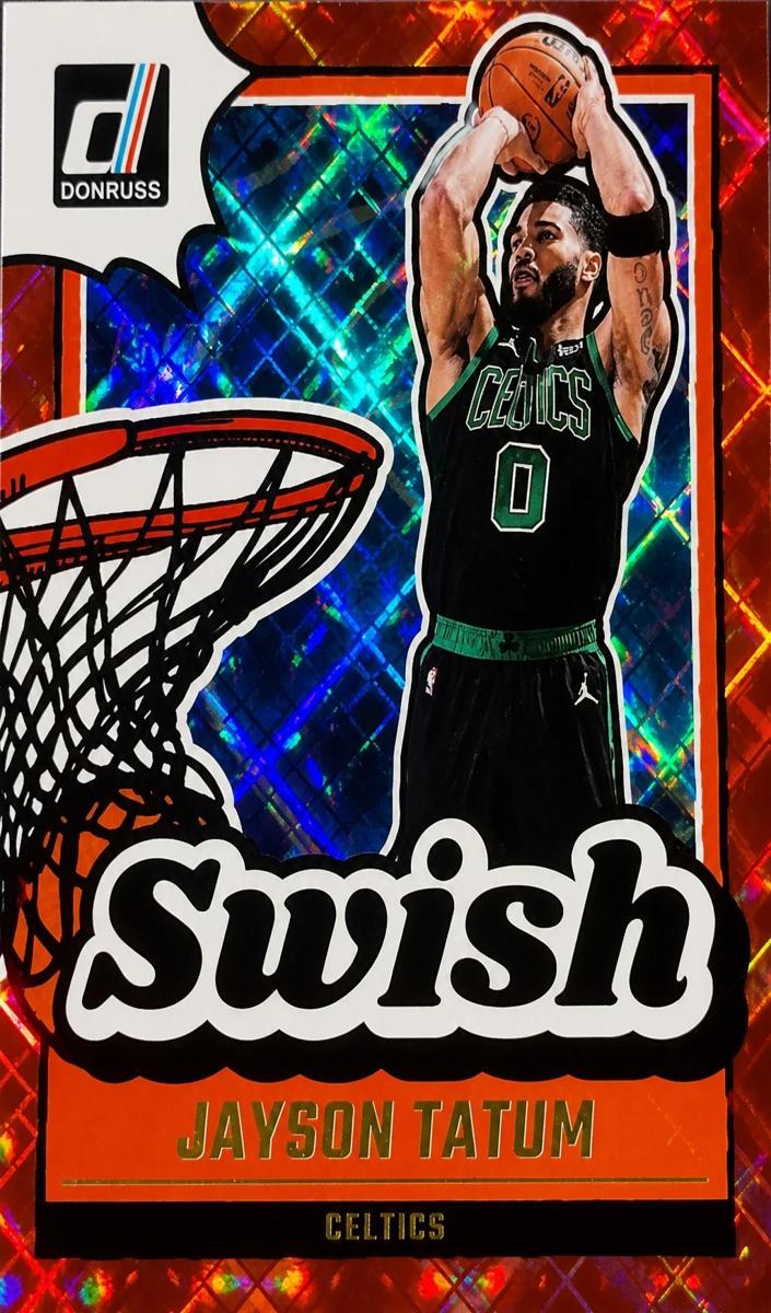 2024 Panini Donruss Basketball Diamond Red Jayson Tatum #7 PSA 10
