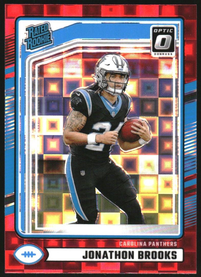 2024 Panini Donruss Football Red Pandora Jonathon Brooks #354 PSA 10