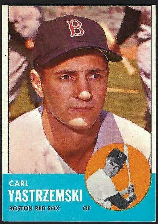 1963 Topps Baseball Carl Yastrzemski #115 PSA 7