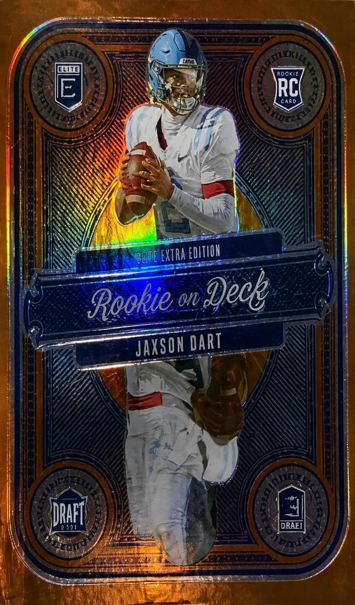 2025 Donruss Elite Football Orange Jaxson Dart #20