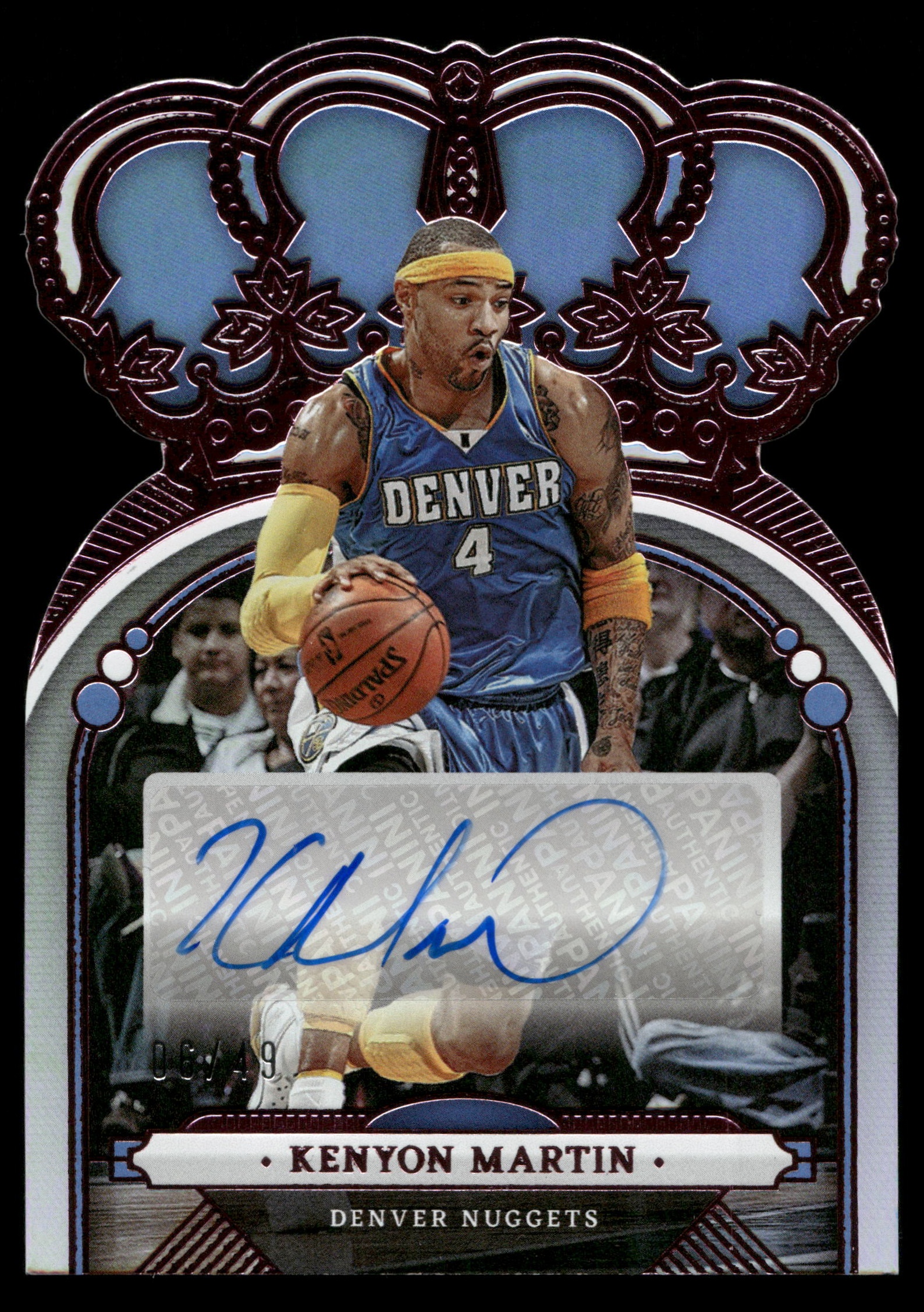 2022 Panini Crown Royale Basketball Pink Kenyon Martin #CA-KYM