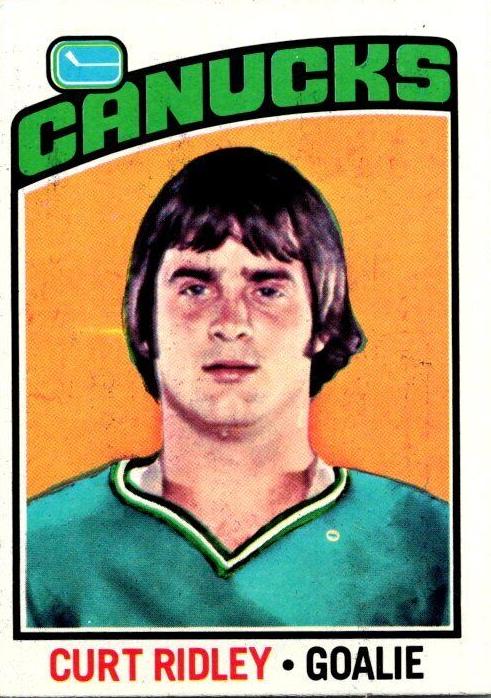 1976 Topps Hockey Curt Ridley #197 PSA 5.5