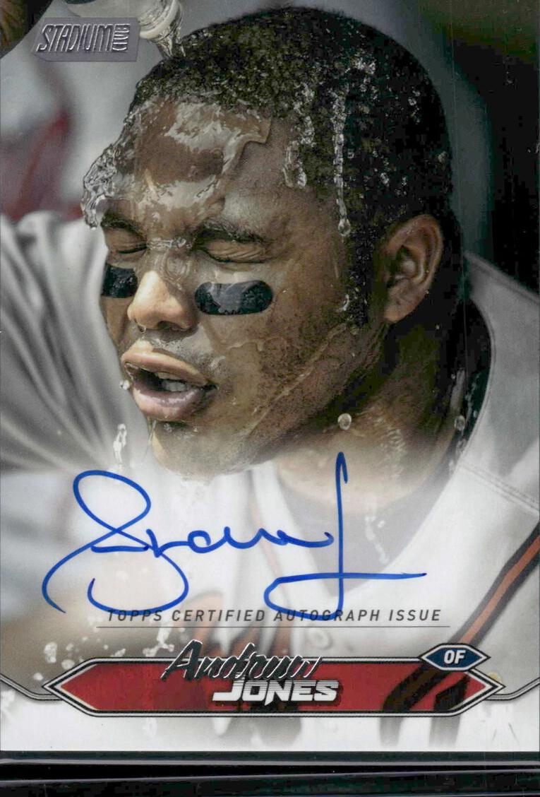 2024 Topps Stadium Club Baseball Andruw Jones #SCBA-AJ PSA 8