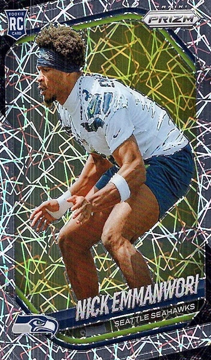 2025 Panini Prizm Football Lazer Nick Emmanwori #320