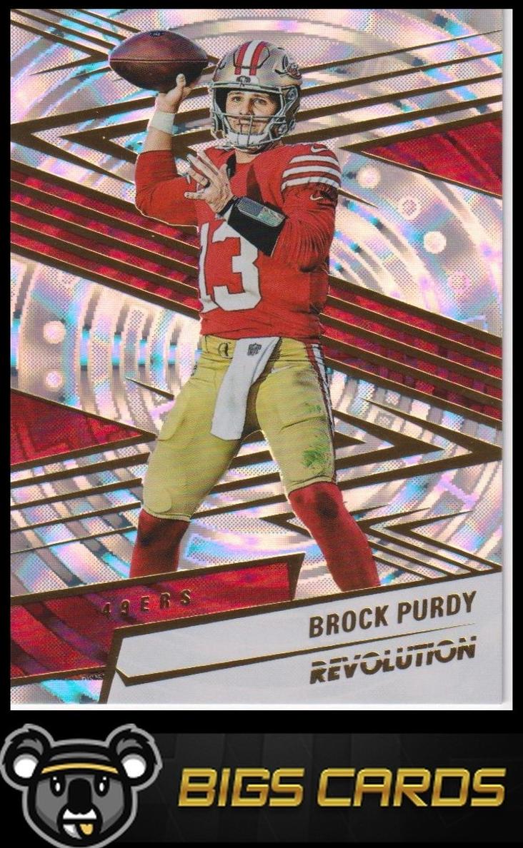 2025 Panini Revolution Football Fractal Brock Purdy #150
