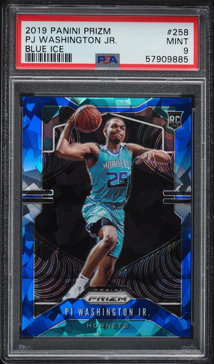 2019 Panini Prizm Basketball Blue Ice PJ Washington Jr. #258