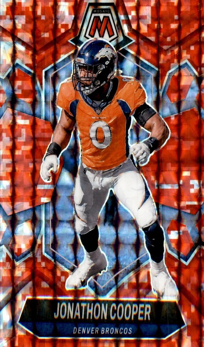 2024 Panini Mosaic Football Camo Red Jonathon Cooper #68