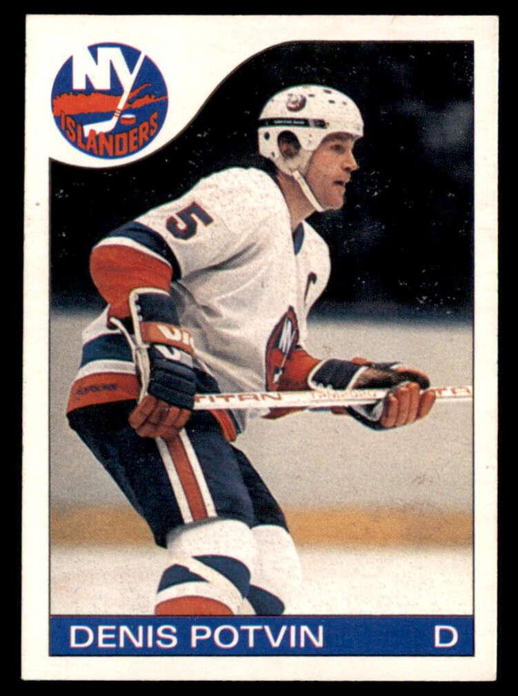 1985 O-Pee-Chee Hockey Denis Potvin #25 PSA 8